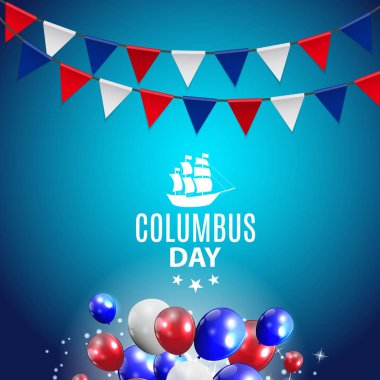 Kolomb Günü vektör çizim