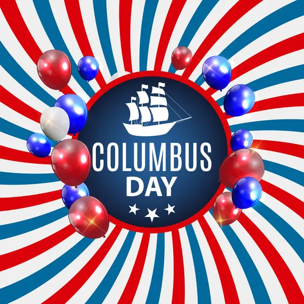 Kolomb Günü vektör çizim