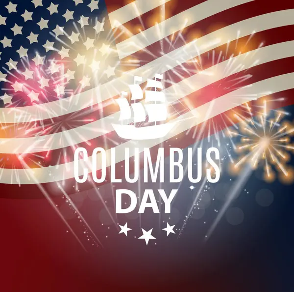 Kolomb Günü vektör çizim