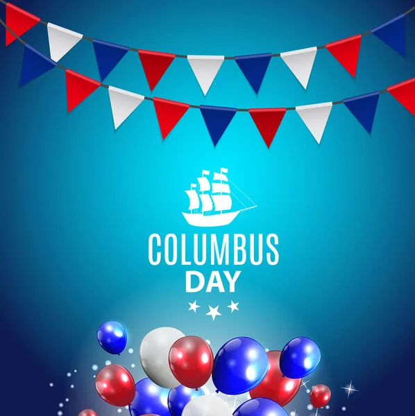 Kolomb Günü vektör çizim