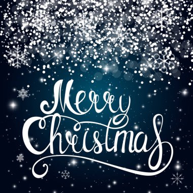 Merry Christmas ve yeni yıl arka plan. Vektör çizim