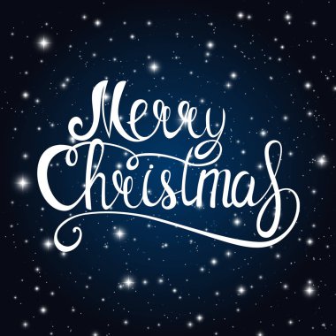 Merry Christmas ve yeni yıl arka plan. Vektör çizim