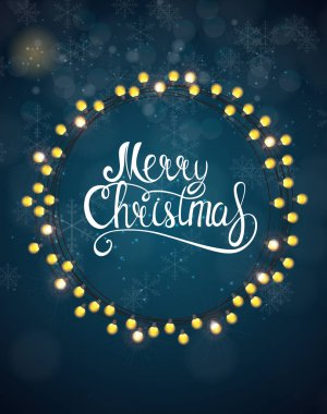 Merry Christmas ve yeni yıl arka plan. Vektör çizim