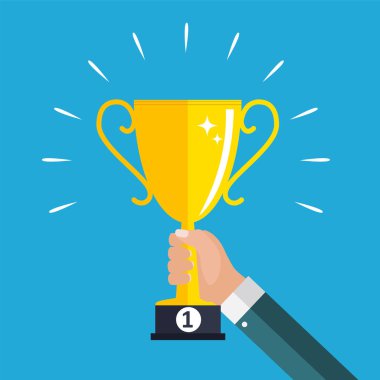 Simge arka plan düz tasarım Yaşasın. Vektör çizim