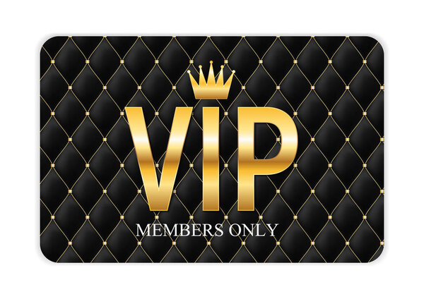 Участники класса люкс, шаблон подарочной карты для вашего бизнес-вектора
