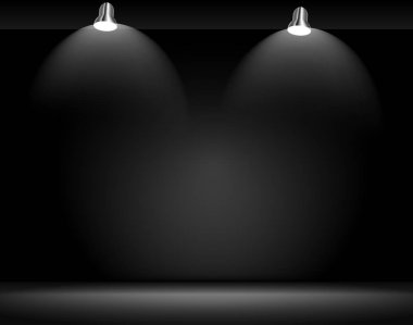 Sergi kavramı. İçerik şablonu. 3D vektör çizim