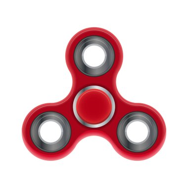 Spinner. Yeni popüler anti-stres oyuncak. Vektör çizim.