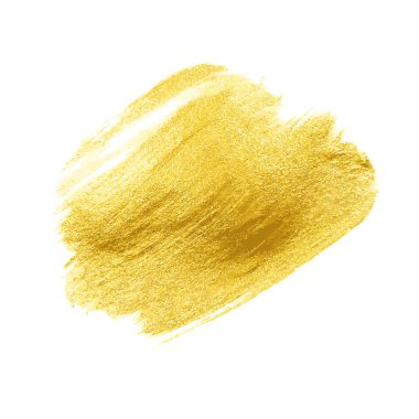 Altın boya pırıltılı sanat dokulu illüstrasyon. Vektör çizim