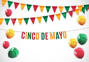 Cinco de Mayo holiday background. Vector illustration