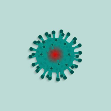 Flash Coronavirus Pulu Mers-Cov. 2019-ncov, Orta Doğu solunum sendromunda tehlikeli hücreleri olan bir salgın sağlık riski konseptidir. Vektör İllüstrasyonu. Bölüm 10