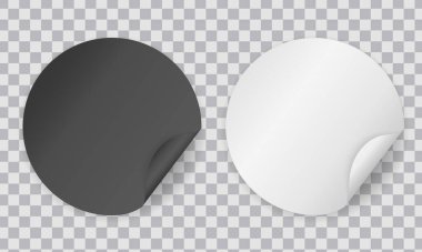 Şeffaf Arkaplan Vektörü Resimlerine Soyut Çember Etiketi EPS10