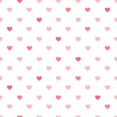 Sevgililer Günü Kusursuz Kalpler Örnek Vektör İllüzyonu Bölüm 10