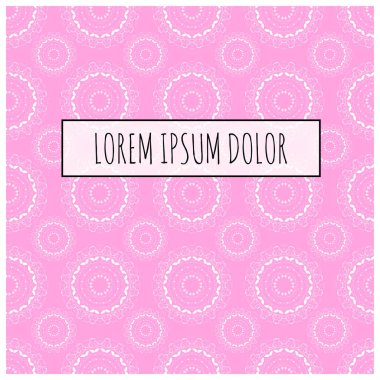 Çerçeve ve Örnek Metin ile Soyut Bahar Örnekleri. Vektör Illustration EPS10