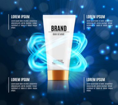 Kozmetik reklamları şablonu