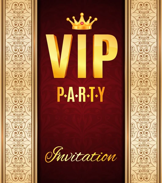 VIP elegant card — Stock Vector