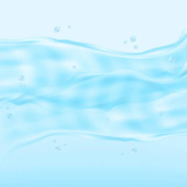 蓝水飞溅 — 图库矢量图片