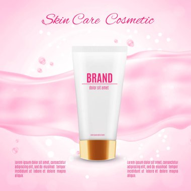 Kozmetik reklamları şablonu