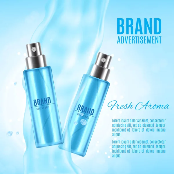 Freah aroma spray annonser — Stock vektor