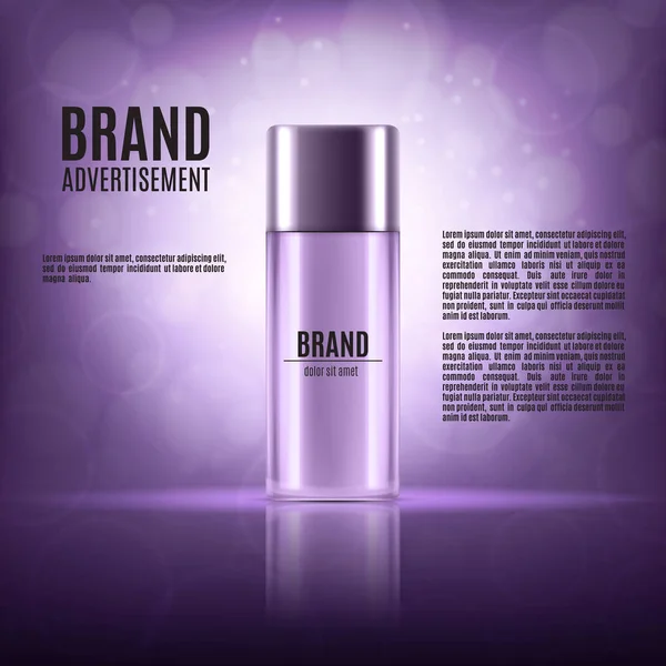 Kozmetik reklamları şablonu