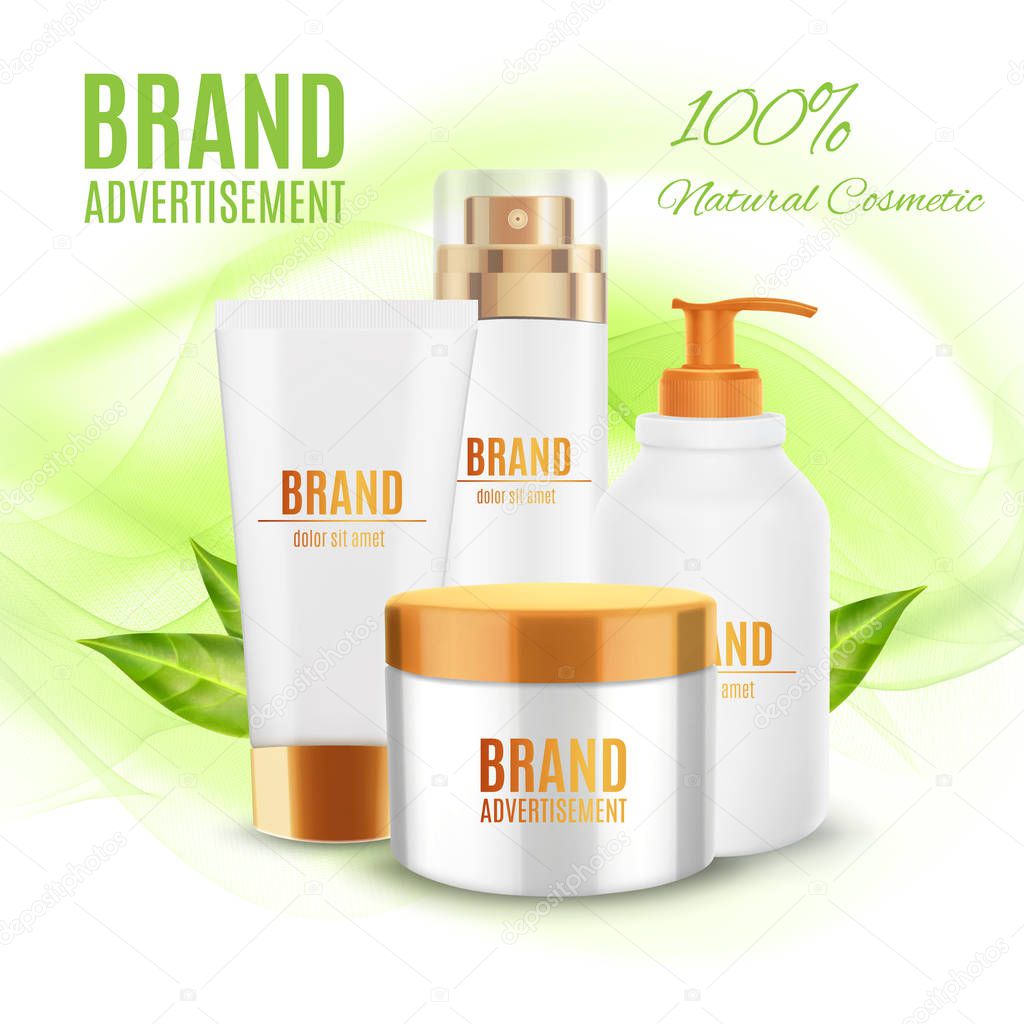 Natural cosmetic template