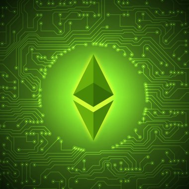 Ethereum Kripto para birimi işareti