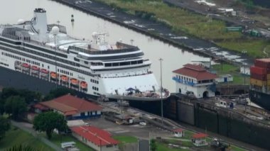 Panama Kanalı (Hollandamerica cruise Line) gemi cruise 