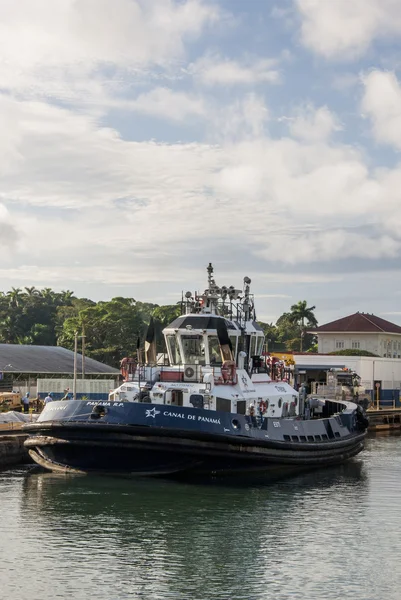 Panama Canal - Gatunmeer sloten — Stockfoto