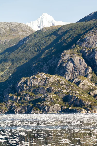 Chileense fjorden en Sarmiento kanaal — Stockfoto