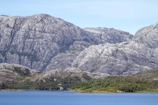 Chilenische Fjorde und Sarmiento-Kanal — Stockfoto