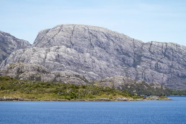 Chilské fjordy a Sarmiento kanál — Stock fotografie