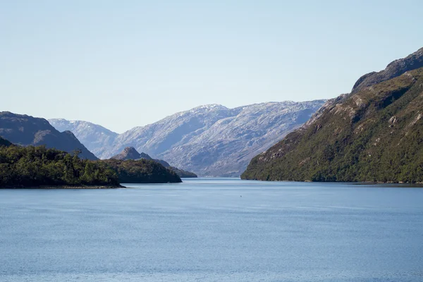 Chileense fjorden en Sarmiento kanaal — Stockfoto