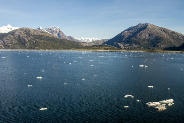 Chilské fjordy a Sarmiento kanál — Stock fotografie