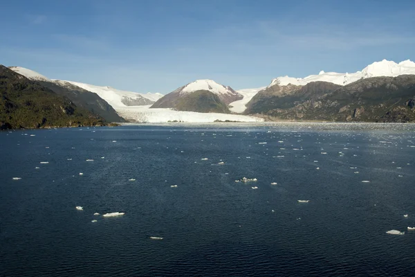 Cile - Paesaggio del ghiacciaio Amalia — Foto Stock