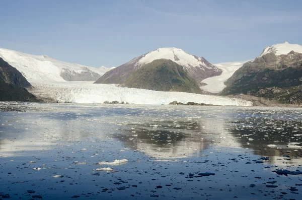 Cile - Paesaggio del ghiacciaio Amalia — Foto Stock