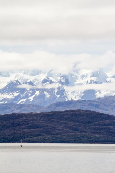 Chileense fjorden en Sarmiento kanaal — Stockfoto