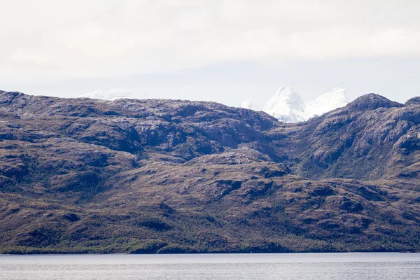 Chileense fjorden en Sarmiento kanaal — Stockfoto