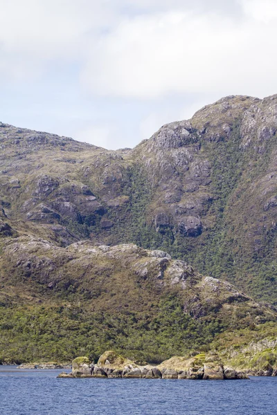 Chilean Fjords And Sarmiento Channel — Stock Photo, Image