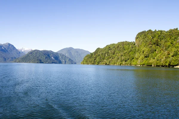 Inside Passage chilijskich fiordach — Zdjęcie stockowe