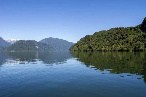 Vnitřní chodba chilské fjordy — Stock fotografie