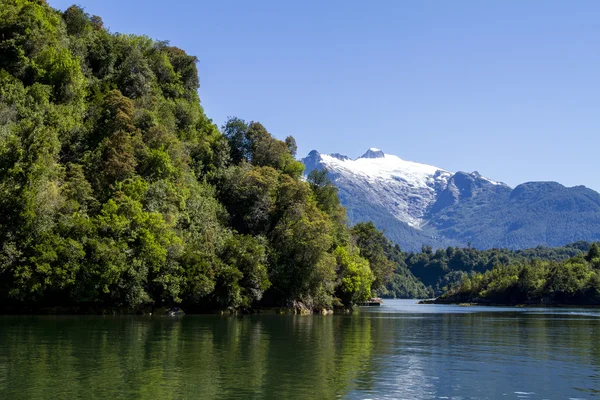 Inside Passage van de Chileense fjorden — Stockfoto