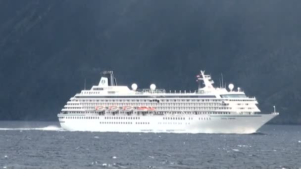 Cruisen in Glacier Alley - Patagonië Argentinië — Stockvideo