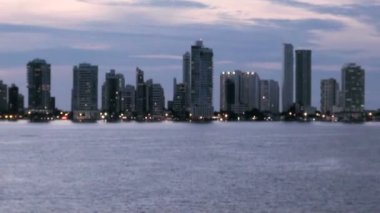 Playa de Boca Grande Cartagena kıyı