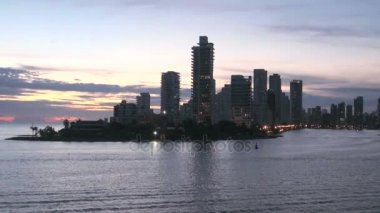 Playa de Boca Grande Cartagena kıyı