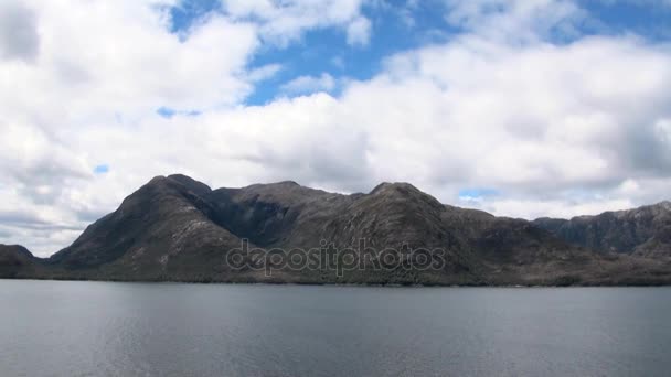 Chilei fjordok és Sarmiento csatorna — Stock videók