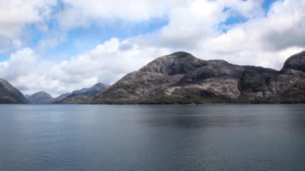 Chilské fjordy a Sarmiento kanál — Stock video