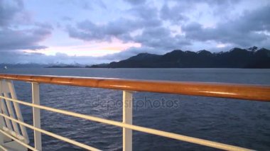 Şili fiyort gün batımı