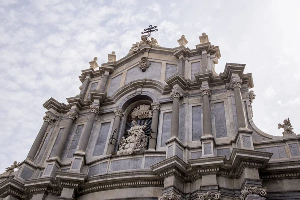 Bazilika della Collegiata, Catania, Sicilya, İtalya — Stok fotoğraf