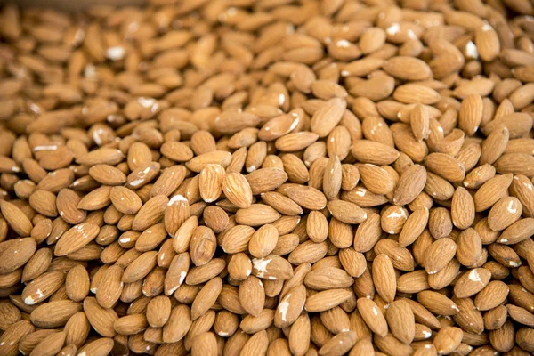 Close-up of almonds nuts — Stock Photo, Image