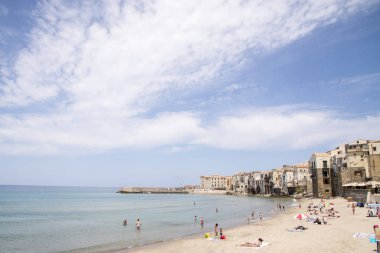Eski kasaba cefalu Beach