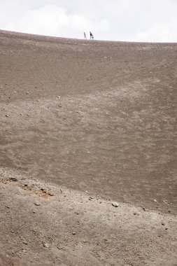 Volkanik kayalar - Etna Dağı Sicilya